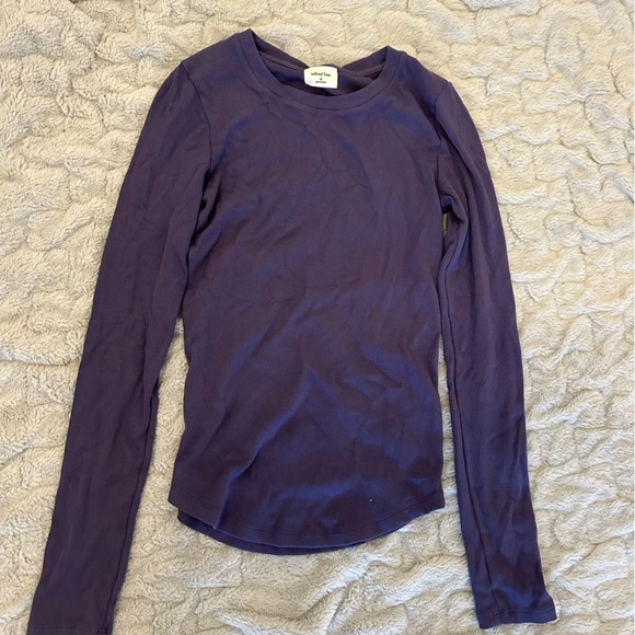 Wilfred Free Ribbed Lavender Top - Picture 1 of 2